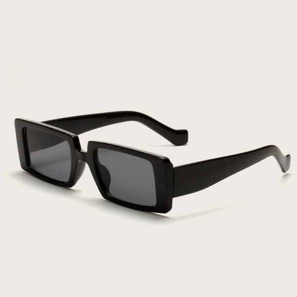 NWT acrylic frame rectangle sunglasses - Picture 5 of 9